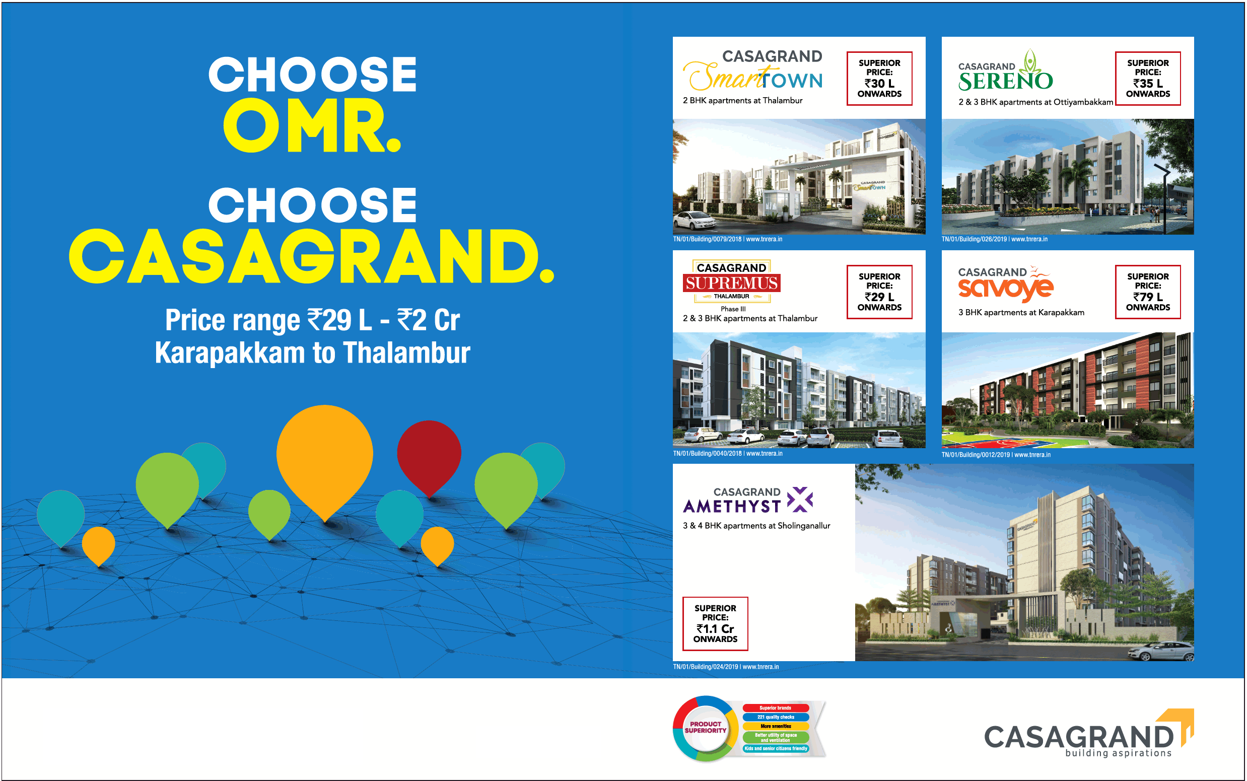 Invest in Casagrand Project's in Chennai Update